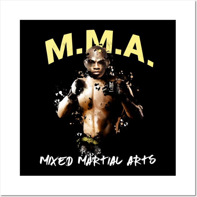 MMA fighter Wall Art by ILYOart